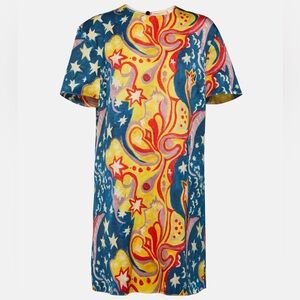 Marni Multicolor Star Pattern Dress